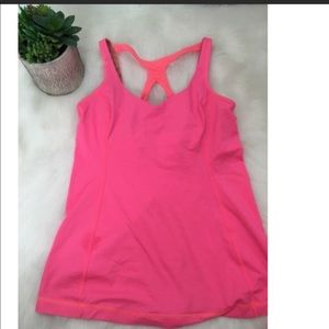 pink workout tank. Like new!